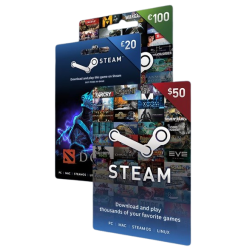 steam gift card, steam code, steam dollor card